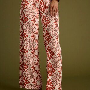 12th Tribe Cubana Rust Satin Pants Size SS